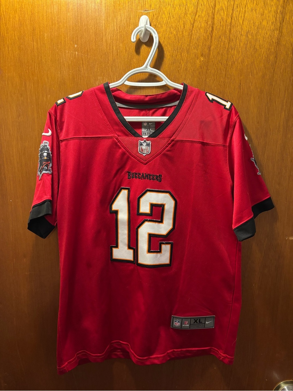 NFL On Field Buccaneers Tom Brady Jersey - Youth XL